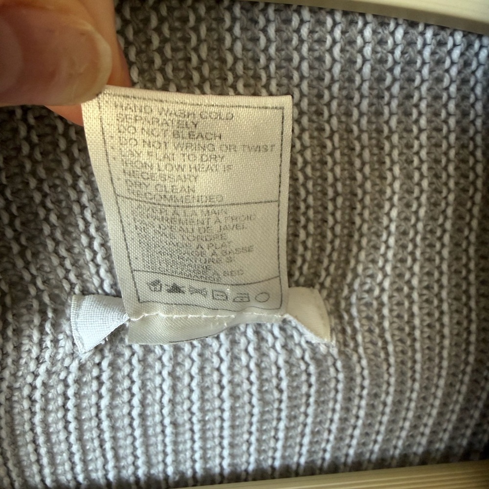 BB Dakota Light Gray Draped Cardigan - Picture 8 of 9